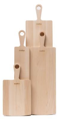 Woodsea Pine Natural - Esdoornhouten serveerplank 11x62 cm 1208971578