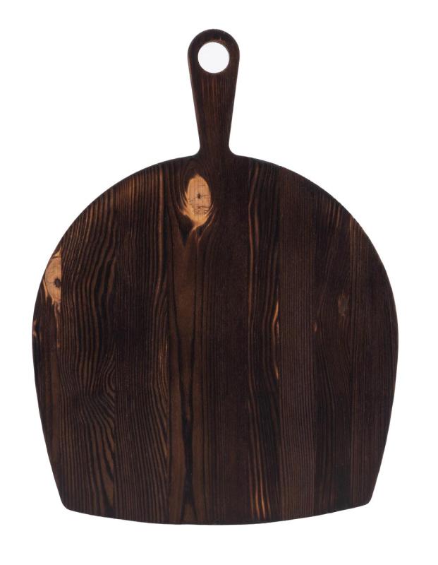 Woodsea Pine Burned - Dennenhouten Pizzaplank 47x35 cm 1208971580