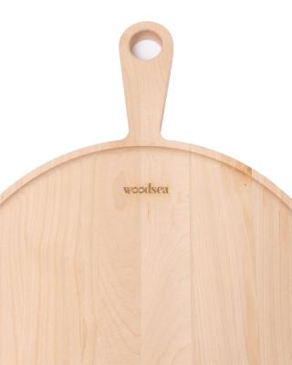 Woodsea Pine Natural - Esdoornhouten Pizzaplank 47x35 cm 1208971581