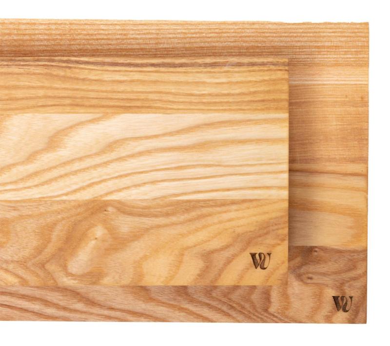 Woodsea Sushi S - Essenhouten Sushiplank met walnotenhouten pootjes 30x12 cm 1208971584