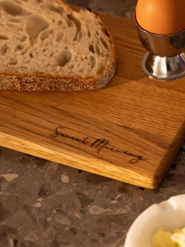 Woodsea Breakfast - Eikenhouten Serveerplank 38x15 cm 1208971586