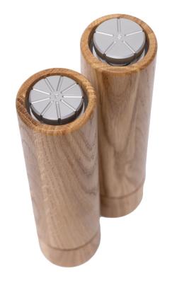 Woodsea Upside Down Oak - Eiken houten zoutmolen Ø5.4x22.5 cm 1208971591