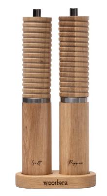 Woodsea Spice - Eiken houten zoutmolen Ø5x28 cm 1208971595