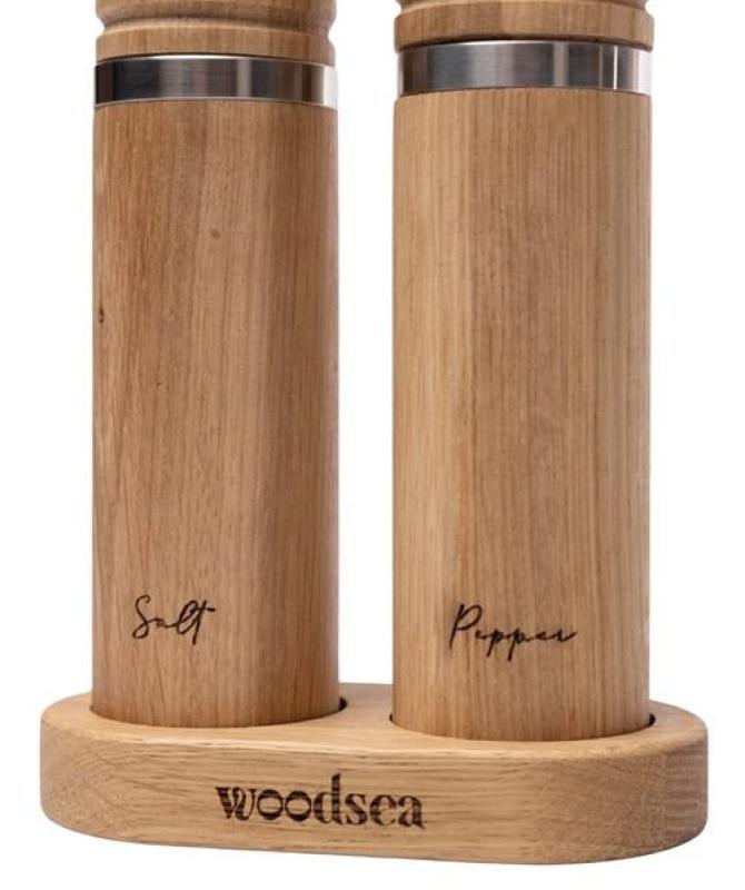 Woodsea Spice - Eiken houten pepermolen Ø5x28 cm 1208971596