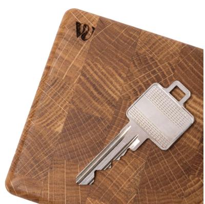 Woodsea End Grain Oak - Eikenhouten Sleutelhouder 9x9 cm 1208971600
