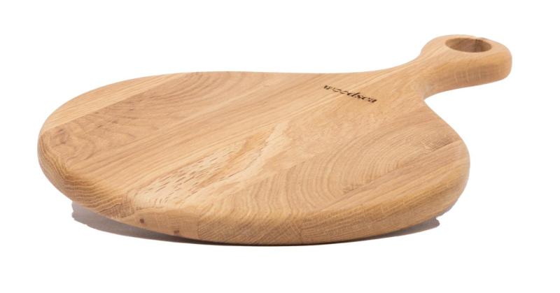 Woodsea Native M - Eikenhouten Pizzaplank Rond Ø35x2 cm 1208971612