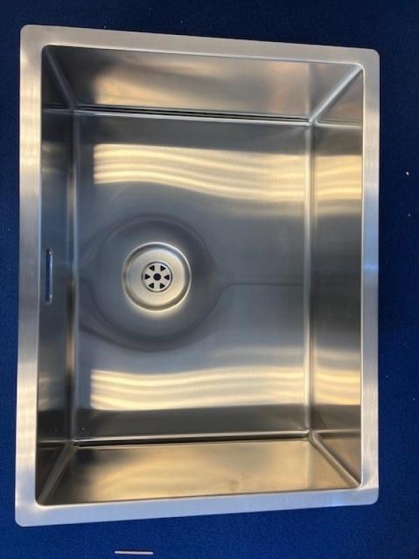 OUTLET Beschadigd!! Lorreine 50SP37 rvs spoelbak 50x37 cm vlakbouw onderbouw en opbouw  1208971626