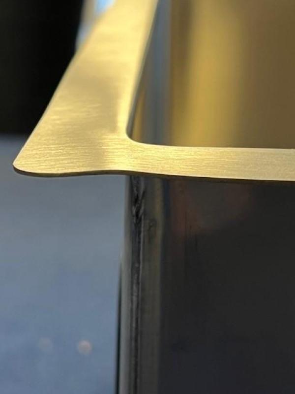 OUTLET Beschadigd!! Lorreine 50SP37 rvs spoelbak 50x37 cm vlakbouw onderbouw en opbouw  1208971626