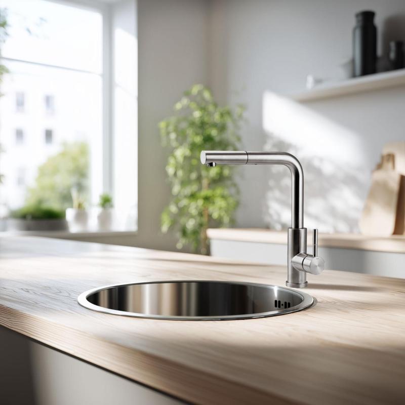 Pure.Sink Rondo RVS Ronde Spoelbak vlakinbouw, onderbouw en opbouw 38 cm PRN38-02