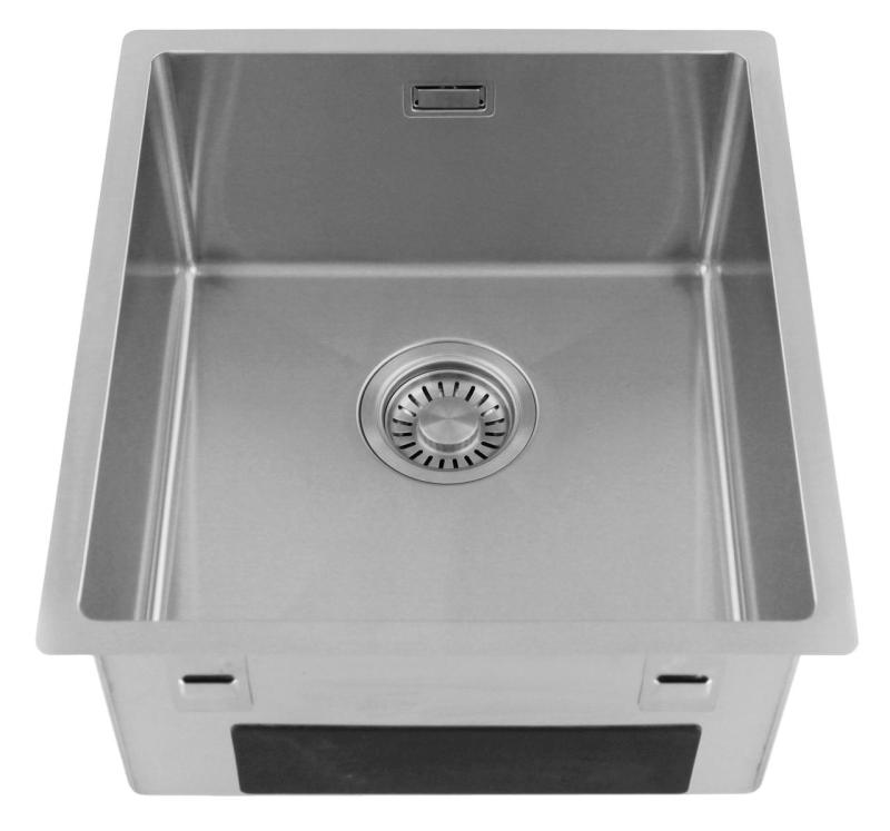 Pure.Sink Luxion RVS spoelbak 36x40 cm onderbouw, vlakinbouw en opbouw  PLX3640-02