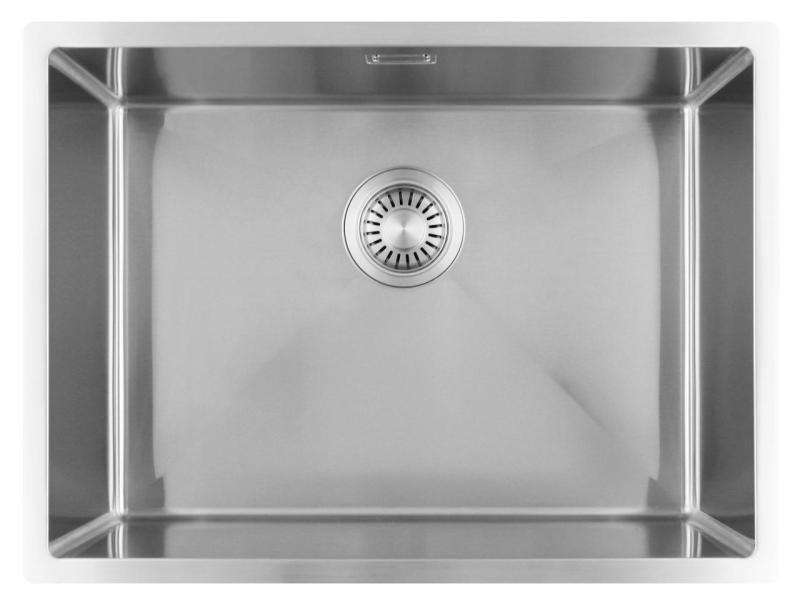 Pure.Sink Luxion RVS spoelbak 55x40 cm onderbouw, vlakinbouw en opbouw PLX5540-02