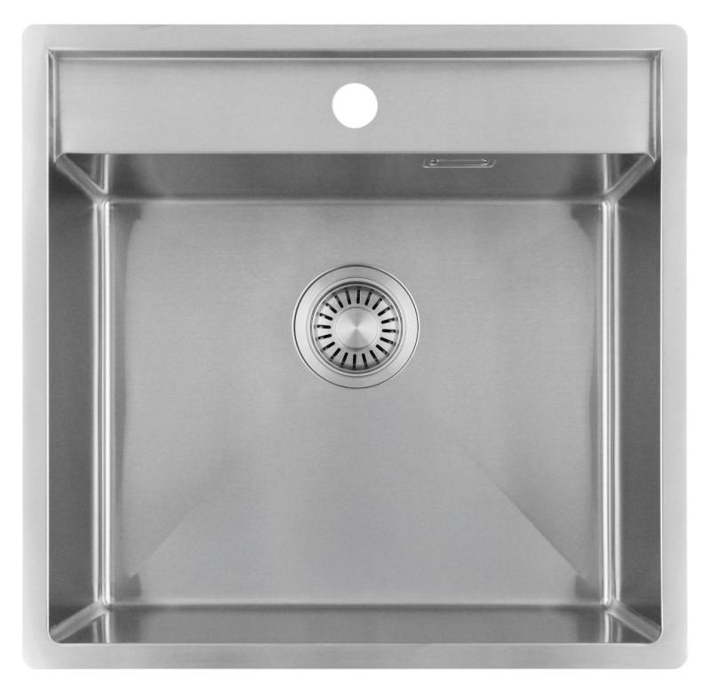 Pure.Sink Luxion RVS spoelbak 51x50 cm Tapwing met kraangatbank PLX5150T-02