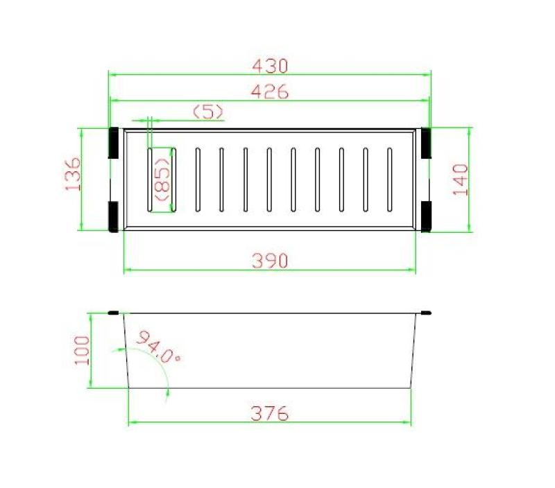 Pure.Sink Luxion Zwarte inzetbak voor spoelbak PLXCOL-63