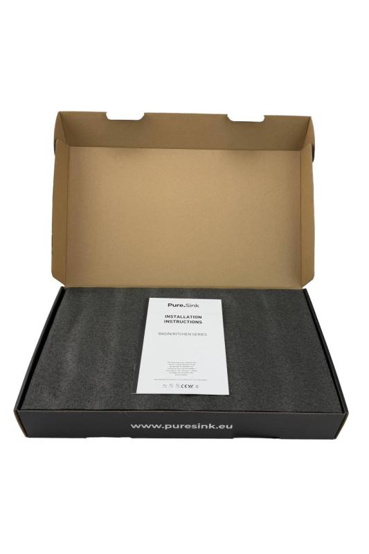 Pure.Sink Elite Steel Pulse-S keukenkraan PVD gun metal met uittrekbare uitloop en sproeistand  PS8500-61