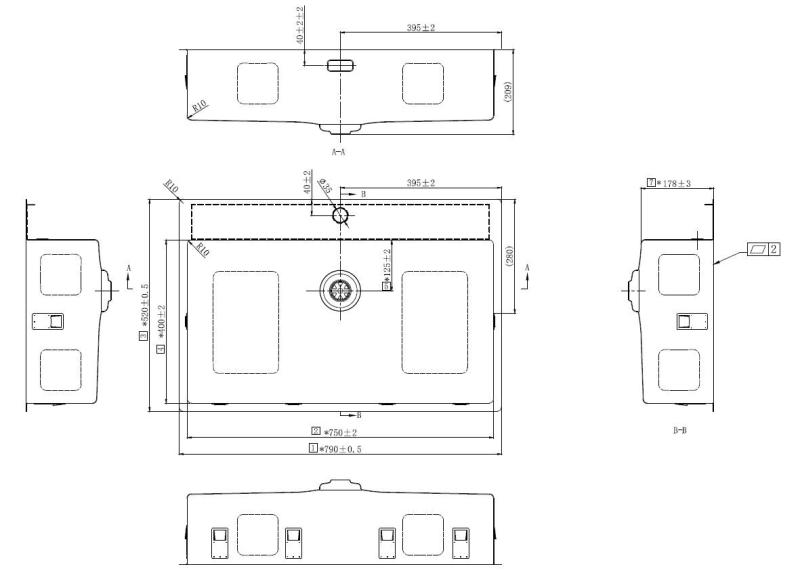 Pure.Sink Exclusivo Gun metal Grote Spoelbak 75x40cm Tapwing met Kraangat BB7540T-61