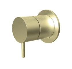Waterevolution Flow Inbouw Mengkraan PVD Geborsteld Wit Goud 1208972183