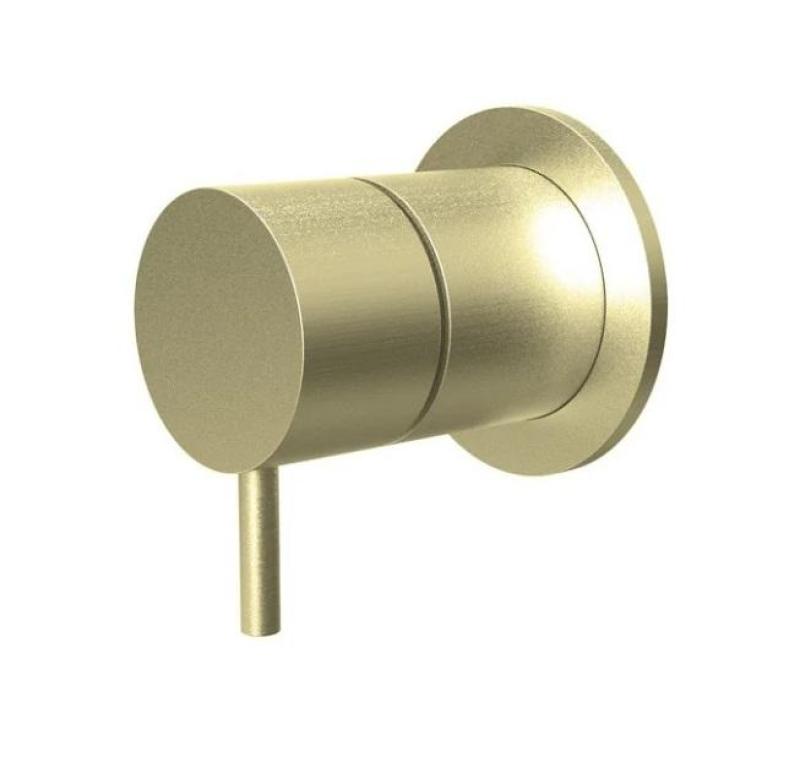 Waterevolution Flow Inbouw Mengkraan PVD Geborsteld Wit Goud 1208972183