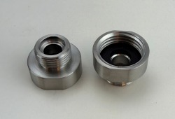 Pure.Sink Verloopnippel RVS van 3/8 buitenmaat (male) naar 1/2 binnenmaat (female) Set van 2 stuks PS3812-00