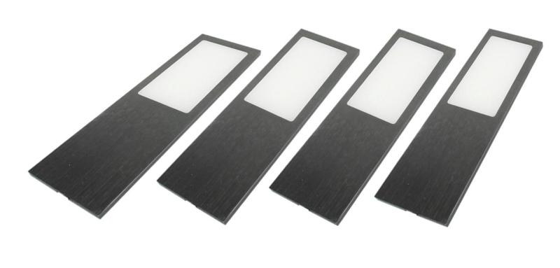 Indux Solin Keuken Opbouw Multi Tone LED Set 4 Spots x 3.6 W Gun metal 1208972354