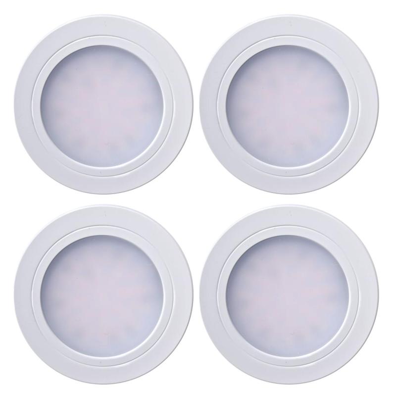 Indux Luma kleine inbouw keuken LED Spot Set 4 Spots met LED-driver Wit 1208972377