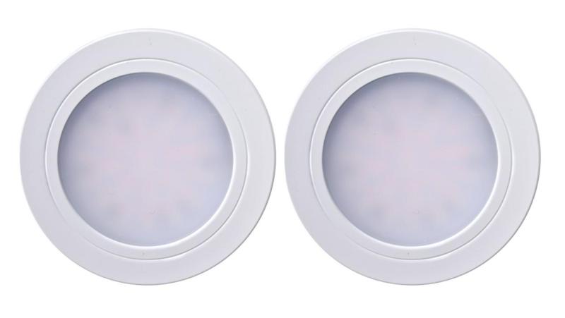 Indux Luma kleine inbouw keuken Multi Tone LED Set 2 Spots Wit 1208972386