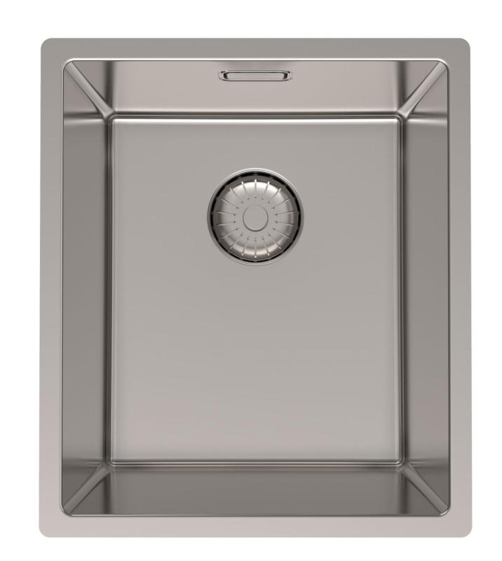 OUTLET Licht bekrast! Pure.Sink Prestige RVS spoelbak 34x40 cm 10mm radius onderbouw, vlakbouw en opbouw 1208972435