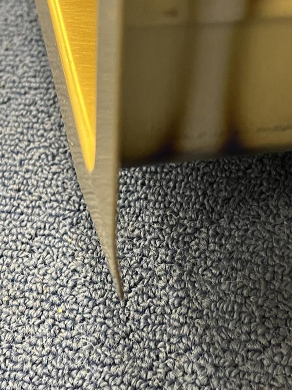 OUTLET Hoek gebogen Pure.Sink Luxion Gouden spoelbak 51x50 cm Tapwing met kraangatbank 1208972440