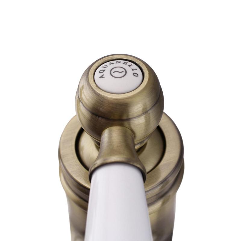 Aquanello Heritage Manor Klassieke Nostalgische Wastafelmengkraan Brons BN-1001-HM