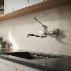 Aquanello Medic Keuken Muurkraan met Lange Hendel Chroom CR-1005-MD