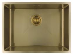 OUTLET Pure.Sink Luxion Gouden spoelbak 55x40 cm onderbouw PLX5540-60