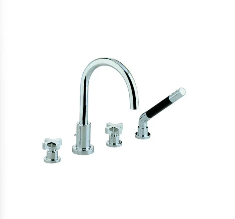 Cisal Barcelona Badkraan voor badrandmontage Chroom BA00026021