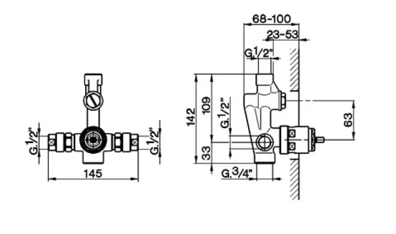 Cisal Inbouwdeel Mengkraan met omsteller ZA00421004