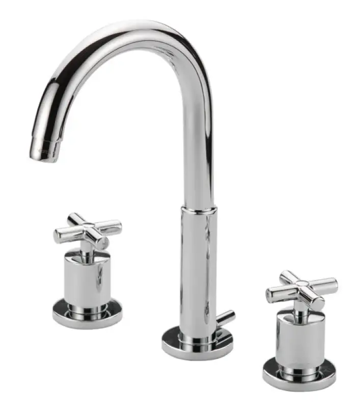 Huber Suite 3-gats wastafelkraan 264ST01HCR