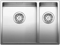 Blanco dubbele spoelbak Claron 340/180-U onderbouw 521609 nieuw