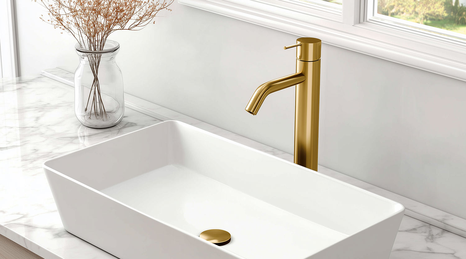 Messing Wastafelkranen